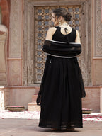 Women's Solid & Embroidered Georgette Lehenga Dupatta with Blouse