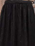 Women's Solid & Embroidered Georgette Lehenga Dupatta with Blouse