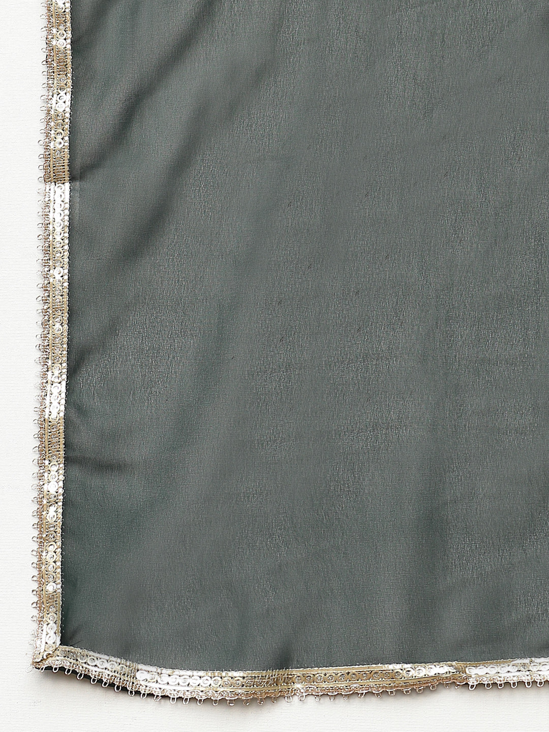 Women's Green Embroidered Georgette Lehenga & Blouse with Dupatta