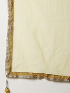 Women's Solid & Embroidered Georgette Lehenga Dupatta with Blouse