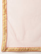 Women's Floral Printed Silk Blend Lehenga Dupatta with Blouse