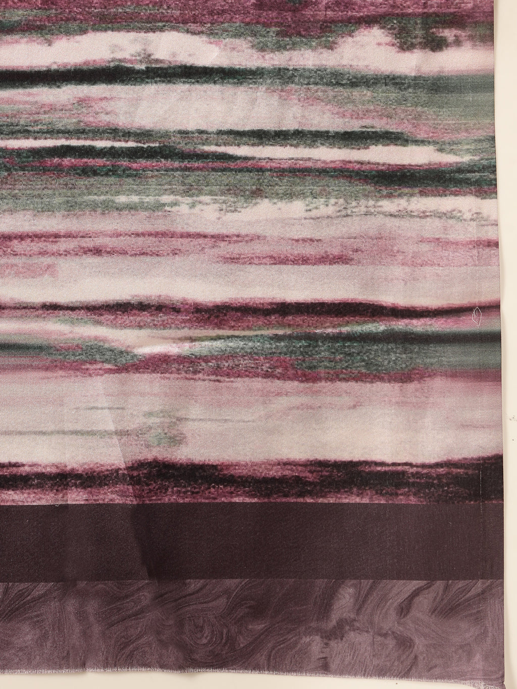 Women's Marble Print Satin Saree