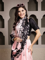 Women's Tie & Dye Print Satin Saree
