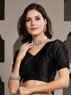 Women's Tie & Dye Print Satin Saree